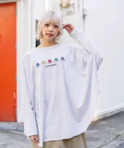 CONVERSE/(W) Пончо-туника Футболка Converse