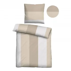 Castell - фирменное постельное белье «0601101», тонкий блеск + мягкость на ощупь, легкое в уходе, можно использовать круглый год, молния Castell - Markenbettwäsche, серо-коричневый