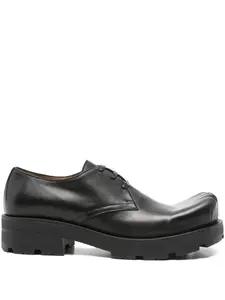 Дерби из кожи Moggies с каблуком 45 мм Charles Jeffrey Loverboy, черный
