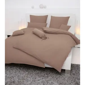 Наволочка PIANO 0125 31 80x80 с застежкой-молнией Janine, серо-коричневый