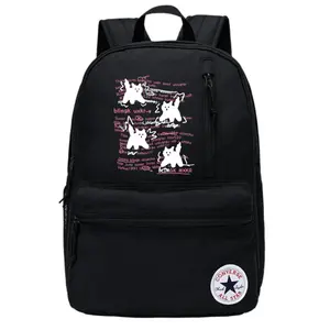 Converse Полиэстеровый рюкзак обычный унисекс Jet Black, Scared Cat