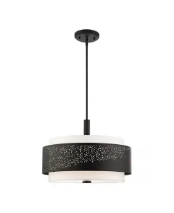 Люстра Noria на 4 лампы Livex, black