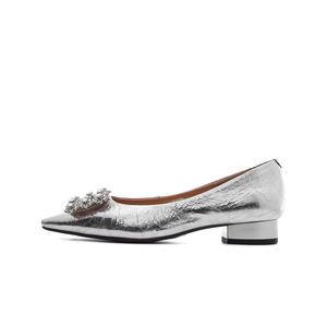 Повседневные однобортные туфли женские EBLAN, Silver