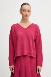 Свитер из смесовой шерсти United Colors Of Benetton, розовый