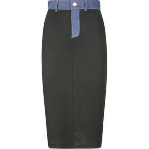 Юбка из денима Second Skin Rib COPERNI, черный