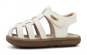 Сандалии детские, противоскользящие, с амортизацией, устойчивые к истиранию, дышащие, с низким верхом EBMINI, бежевый