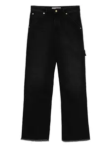 Джинсы с потертыми карманами DARKPARK, черный