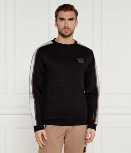 Толстовка мужская Ea7 с контрастными деталями, черный