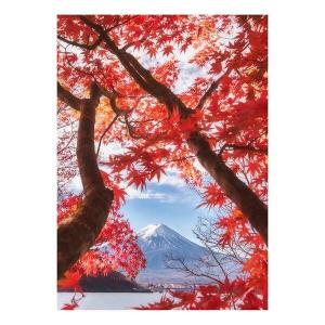 Картина на холсте A.S. Création Natur Red leaves, красный