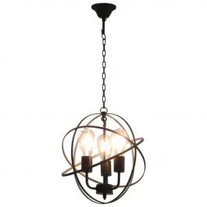 Подвесной светильник Vidaxl, черный