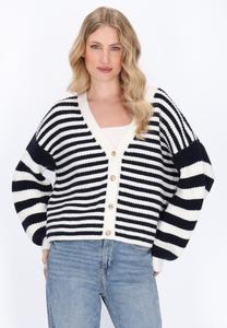 Кардиган DreiMaster Cardigan, Navy Offwhite/Dark Blue