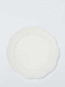Обеденная тарелка Fleur Scalloped Fine China John Lewis, 26.7cm, White