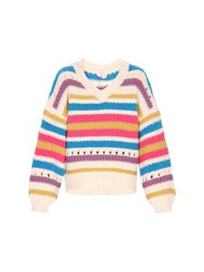 Женский свитер в цвете кремово-белый IZIA