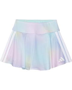 Юбка adidas Kids Aop 3-stripe Flounce Skort, цвет Semi Flash Aqua