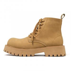 WEISHIBANGWEI Короткие ботинки Martin унисекс, желтые