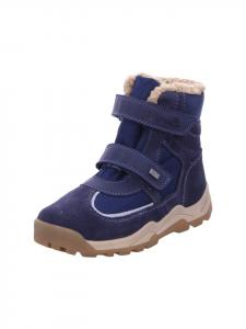 Ботинки на липучке с мембраной Tex синего цвета Lurchi