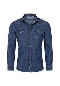 Рубашка джинсовая рубашка стандартного кроя Rock Creek, синий