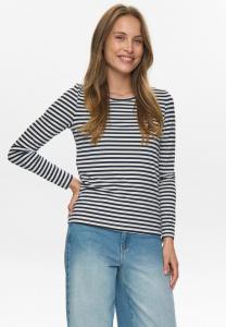 Топ Nümph Long sleeved top, Silver/Silver-Coloured