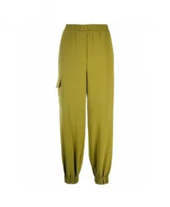 Брюки цвета фисташки Blanca Vita, зеленый