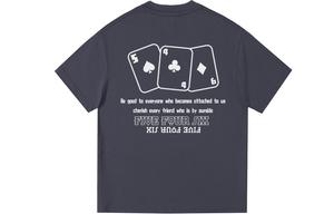 Футболка с коротким рукавом унисекс BALENO, темно-синий