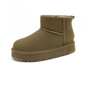 Снежные ботинки Women's Milk Tea UBZ, зеленый Linen коричневый