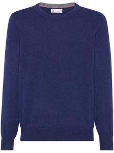 Brunello Cucinelli кашемировый свитер, синий