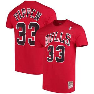 Футболка Mitchell & Ness Scottie Pippen Chicago Bulls Hardwood Classics Unbranded
