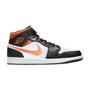 Кроссовки Air Jordan Air Jordan 1 Mid 'Zig Zag Swoosh', белый