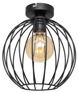 Потолочный светильник Helam Mercure, черный - металл - 24 x 26 x 24 см