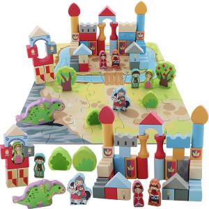 Булавы, Деревянная игрушка, O!Klocki Knight's Castle, 61507 Trefl