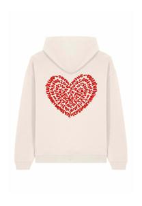 Толстовка с капюшоном CORAZON BACK EMBROIDERY - Sweatshirt Mira Paris, кремовый