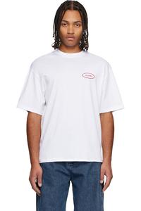 Jacquemus Белая футболка la croisière 'the stazione t-shirt'