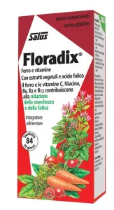 Floradix 84 таблетки Железо и витаминная добавка