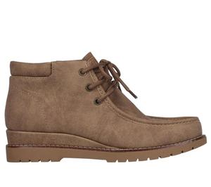 Женские ботильоны BOBS By Skechers Chill Wedge Elevated Bliss коричневого цвета UWU984 Bobs By Skechers, коричневый