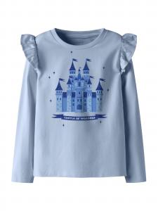 NAME IT Лонгслив 'NMFTIKKA' в цветах Smoke Blue, Light Blue, Dark Blue