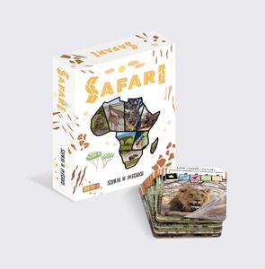 Карты Сафари - карточно-познавательная игра / Булавки в рюкзаке Inna marka