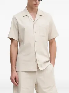 Рубашка с короткими рукавами и воротником Iceberg, нейтральный