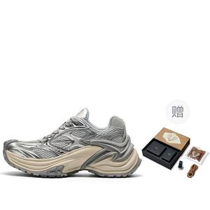 Износостойкие низкие кроссовки для увеличения роста, унисекс, серебристые OGR, Gray