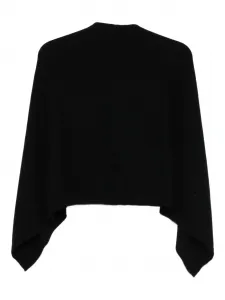 Кашемировое пончо Eric Bompard, черный
