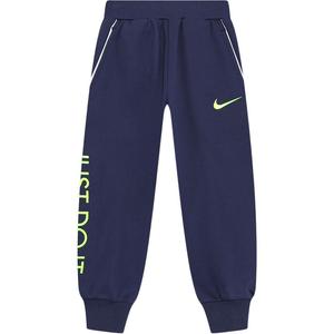 Детские вязаные спортивные штаны средней плотности Nike, синий