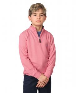 Детский модальный топ на молнии до середины груди Tailorbyrd, Sunwashed red