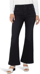 Джинсы Liverpool Los Angeles Gia Pull-On Mid-Rise Flare Jean With Wide Hem 30'' Inseam, цвет Apollo