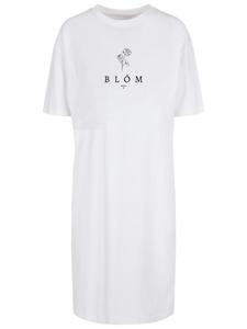 Короткое платье F4NT4STIC Oversize Kleid Blóm Rose, белый