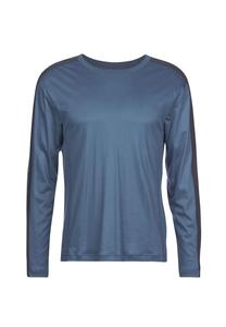 Мужская, женская рубашка с длинными рукавами, одежда для сна глубокого кроя CALIDA, цвет Vintage Indigo