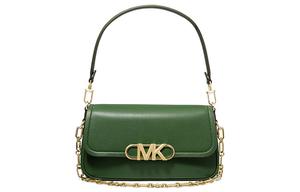 Сумка-конверт PARKER из кожи коровы, женская сумка через плечо среднего размера зелёная MICHAEL KORS