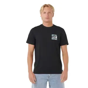 Футболка с коротким рукавом Rip Curl Hazed&Tubed, черный