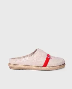 Женские тапочки с вышивкой Toni Pons, бежевый