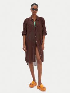 Рубашка relaxed fit Crinkle 55536-CU Seafolly, коричневый