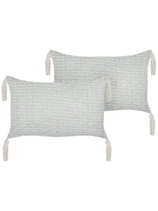 Декоративная подушка Beliani 2er Set Deko HAKONE, цвет grün/beige