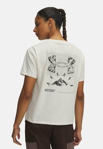 Футболка Under Armour TRAIL RUN GRAPHIC, Stone/Off-White
